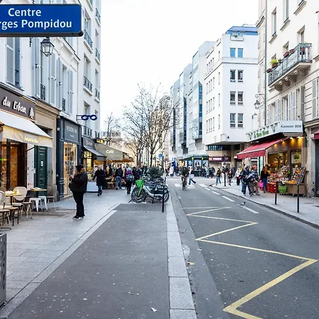 Apartment Flat 31m2 Near Pompidou Center, Marais, Les Halles, Mobility Lease Only