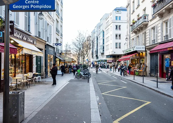 Appartement Flat 31m2 Near Pompidou Center, Marais, Les Halles, Mobility Lease Only